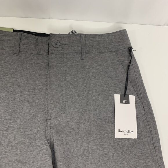 Goodfellow & Co Mens Hybrid Swim Shorts Size 28 Dark Gray Pockets - Picture 6 of 10